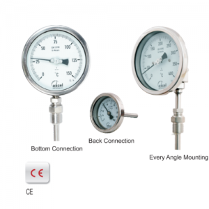 All SS Industrial Dial Thermometer(Đồng hồ đo nhiệt độ)
