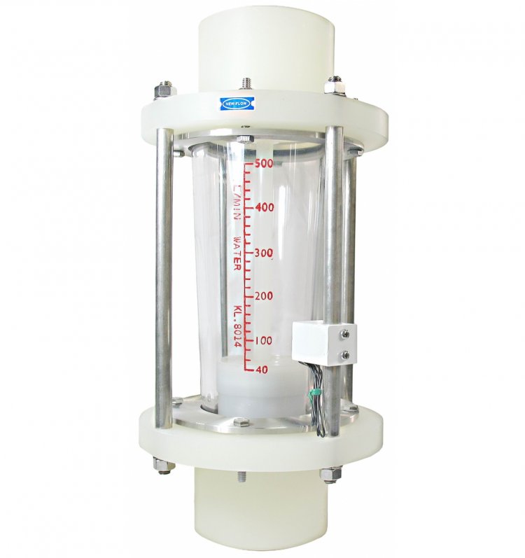 Variable area type flow meter (Rotameter)