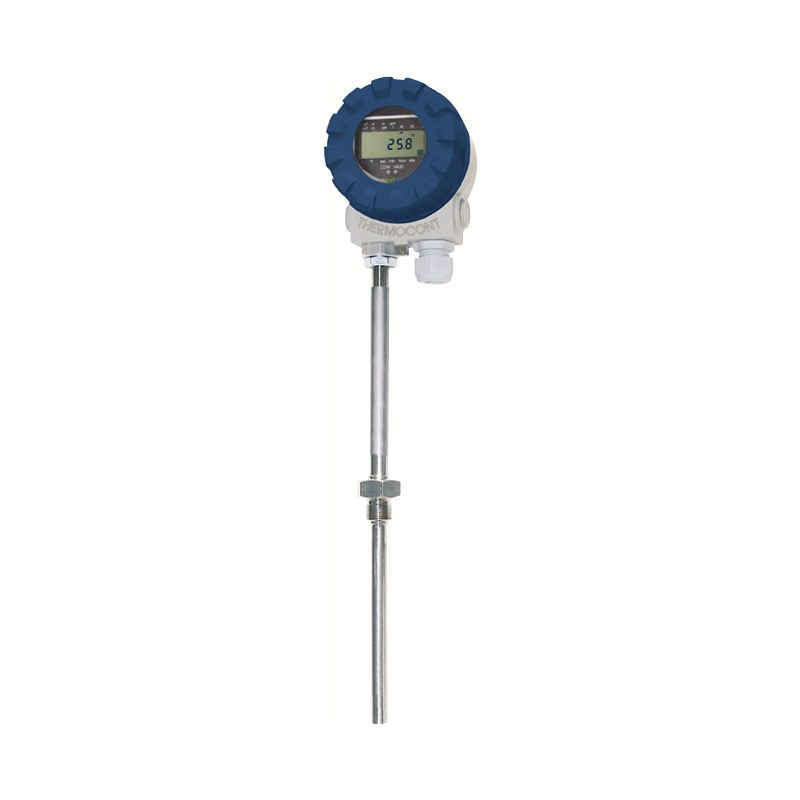 Bộ chuyển đổi nhiệt độ NIVELCO THERMOCONT TT – Pt100, 4–20 mA HART, -50…+600°C, có màn hình – đầu nhôm, có màn hình
