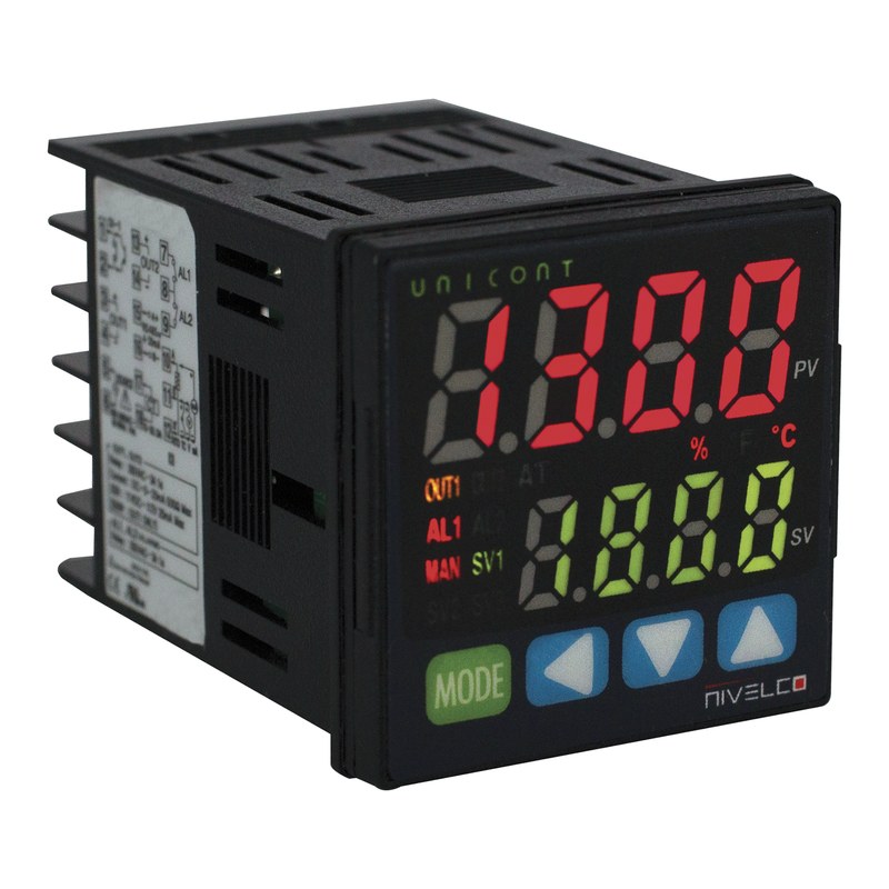 Bộ điều khiển vạn năng NIVELCO UNICONT PM – nhiệt độ, 4–20 mA, PID, rơ le, SSR, RS485; mặt 48×48 – Bộ điều khiển vạn năng
