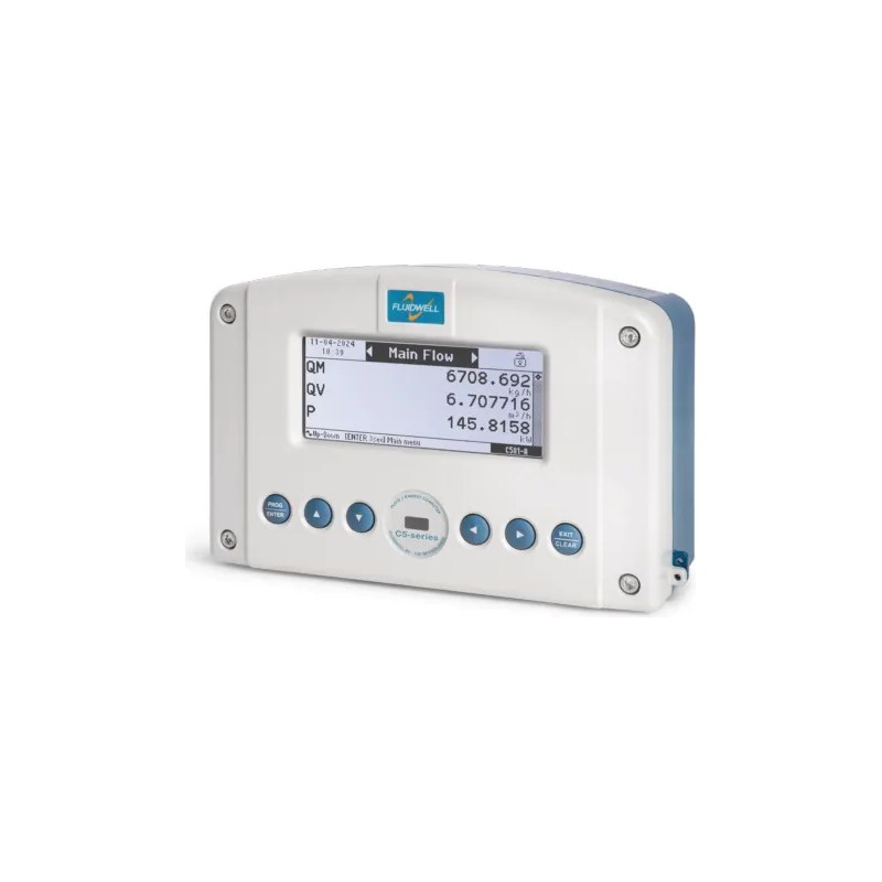 Bộ tính lưu lượng và năng lượng Fluidwell C5 – khí, hơi, nước; bù nhiệt độ, áp suất – vỏ nhôm, màn hình đồ họa