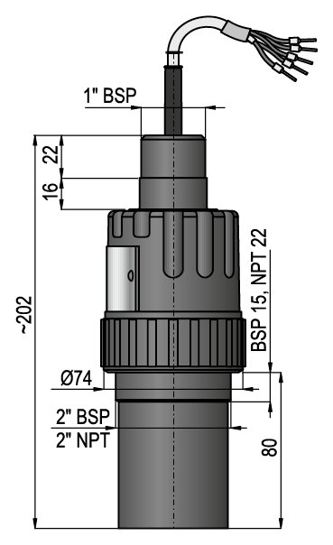 Kích thước EasyTREK Pro SPA-570