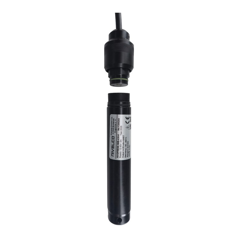 Cảm biến đo mức thủy tĩnh thả chìm NIVELCO NIVOPRESS N – giếng sâu, IP68 – đầu dò thả chìm và hộp đấu dây
