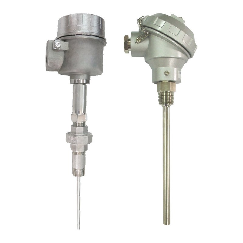 Cảm biến nhiệt độ Pt100, cặp nhiệt New-Flow RCH / TCH – có ống bảo vệ – đầu nhôm, vỏ bọc inox