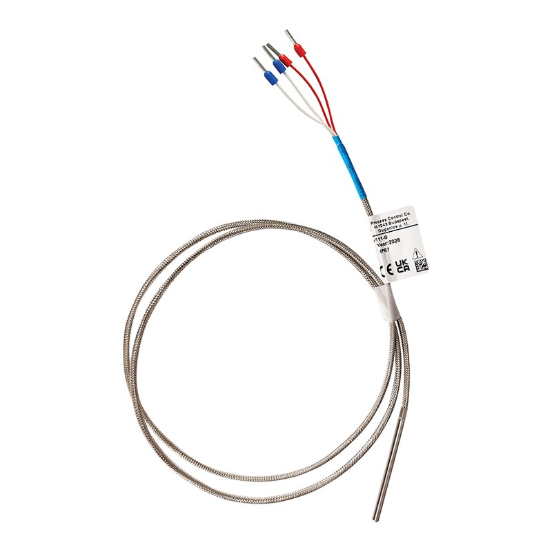 Cảm biến nhiệt độ NIVELCO THERMOCONT TFA / TFS – Pt100 đo ổ trục, khuôn gia nhiệt, đến 450°C – cảm biến Pt100 que nhỏ, cáp vỏ inox