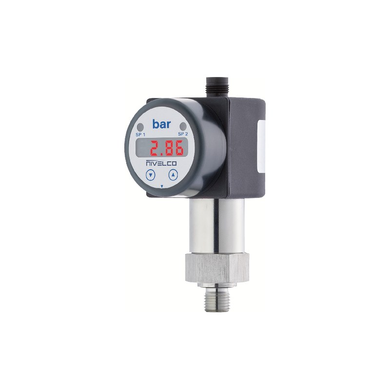 Công tắc áp suất điện tử NIVELCO NIPRESS DK – màn hình số, đến 4 tiếp điểm – DK-300, màn hình số
