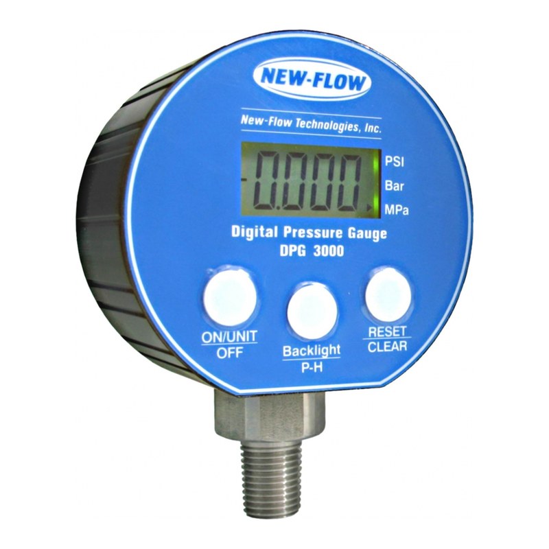 Đồng hồ áp suất điện tử New-Flow DPG3000 – màn hình số 3″, 4–20 mA – màn hình LCD 4 số