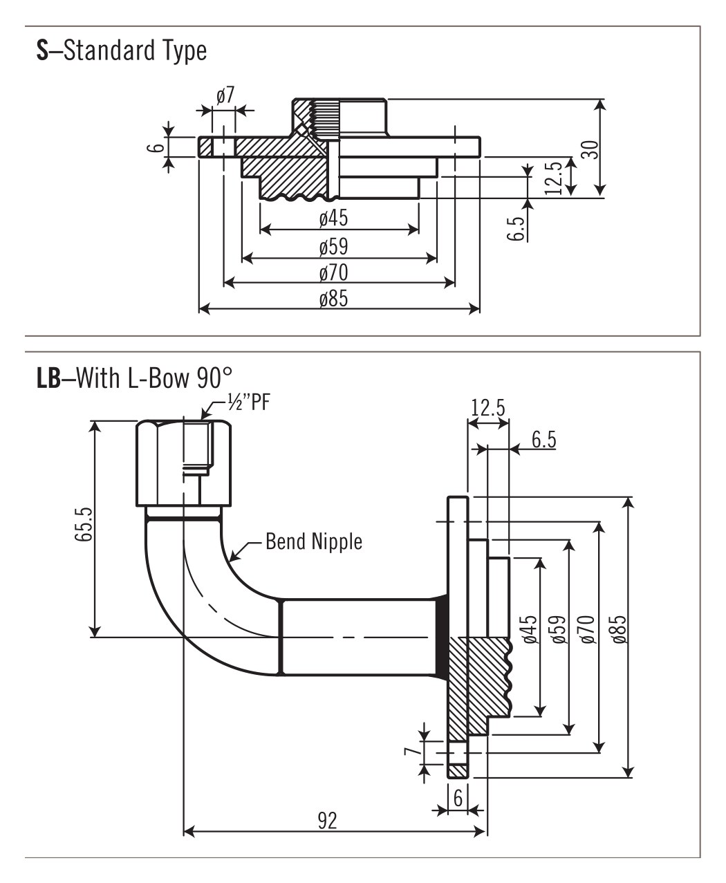 kích thước DT121