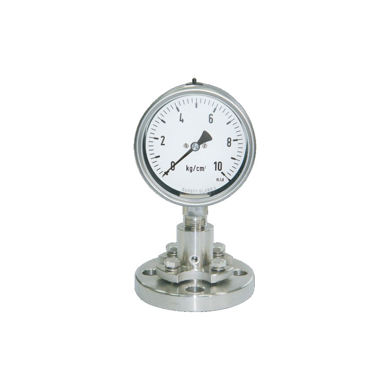 Đồng hồ áp suất màng DT122 New-Flow – màng mặt bích ½″–3″ JIS / ANSI / DIN, ghép đồng hồ PGS – màng mặt bích ghép đồng hồ áp suất