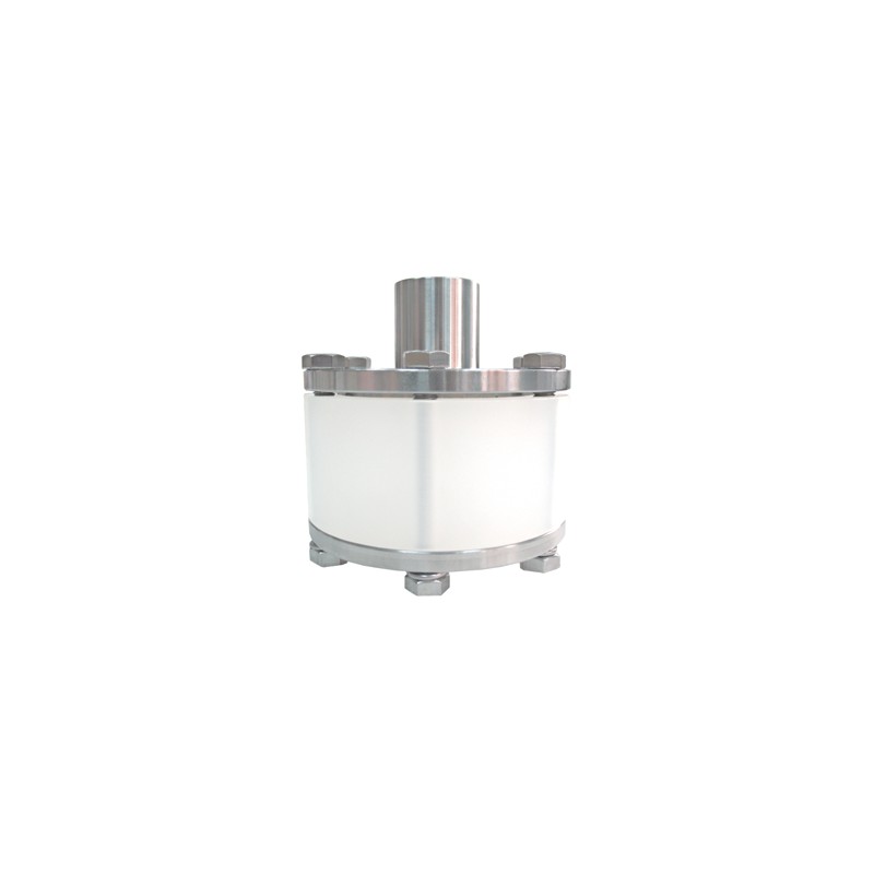 Đồng hồ áp suất màng có cổng xả rửa DT131 New-Flow – màng Ø75 kim loại (DT131-M) hoặc nhựa (DT131-P) có vòng flushing – màng cách ly có cổng xả rửa flushing