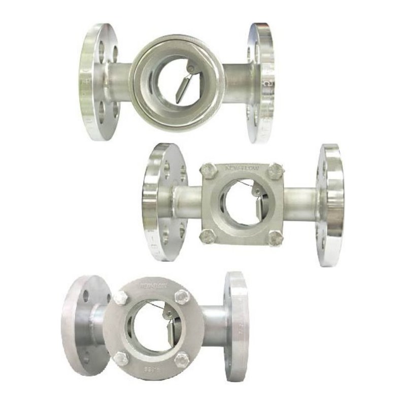 Kính quan sát dòng chảy New-Flow F series – Flow Sight Glass inox mặt bích Kính quan sát dòng chảy New-Flow F series – Flow Sight Glass inox mặt bích – ảnh sản phẩm chính hãng