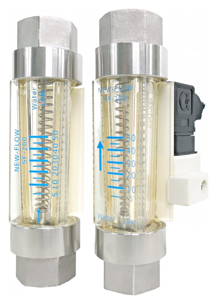 Lưu lượng kế nhựa kiểu lò xo New-Flow SF200