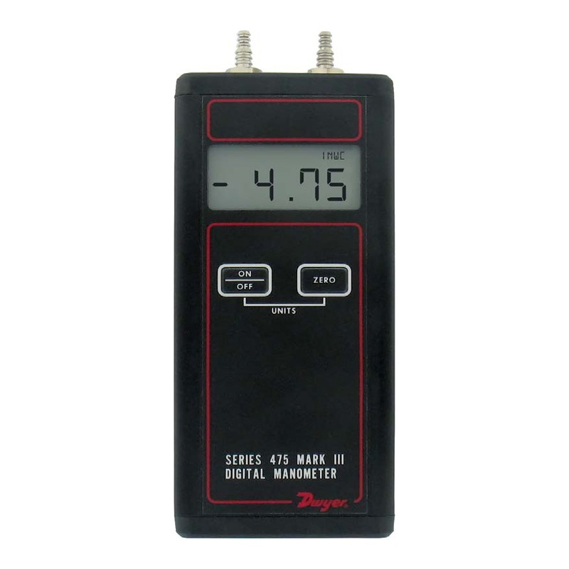 Máy đo áp suất, chênh áp cầm tay Dwyer 475 Mark III, 477AV – ±0,5%, đo áp, lưu lượng, tốc độ gió – máy đo áp suất điện tử cầm tay, màn hình LCD