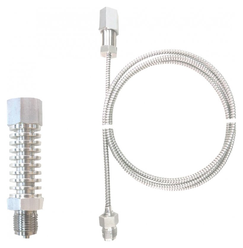 Ống làm mát đồng hồ áp suất New-Flow CF / CT