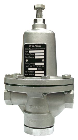 Van điều áp New-Flow DRV, PR, BPR – khí, nước, dầu; van ổn định lưu lượng CVA / CVD – van điều áp màng, thân inox