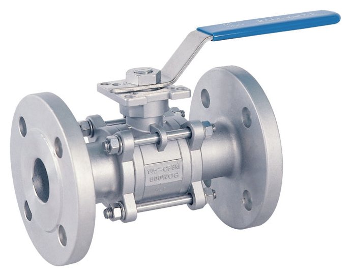 Van bi 3 mảnh mặt bích New-Flow NH3F