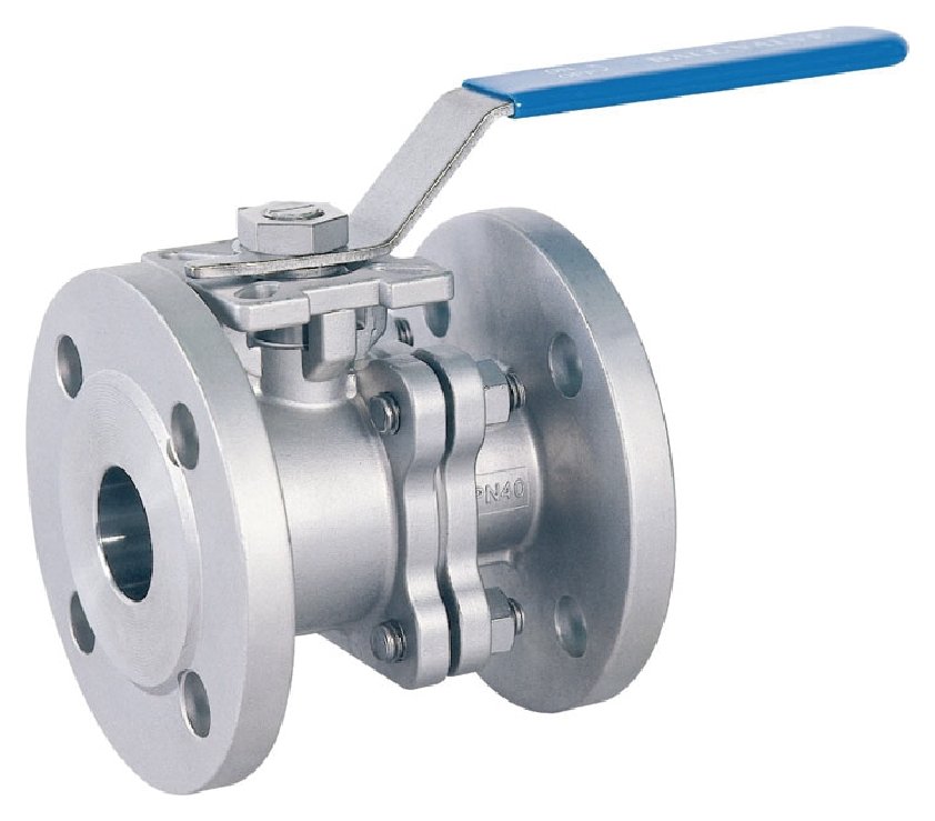 Van bi mặt bích New-Flow – inox CF8M, ANSI 150 / 300, JIS 10K / 20K, DIN PN16 / PN40; ½″ đến 6″ – thân inox, hai mặt bích, tay gạt