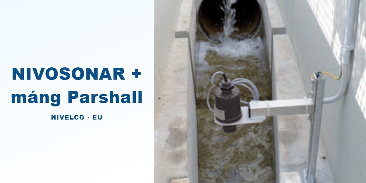 NIVOSONAR + máng Parshall – Lưu lượng kênh hở NIVELCO
